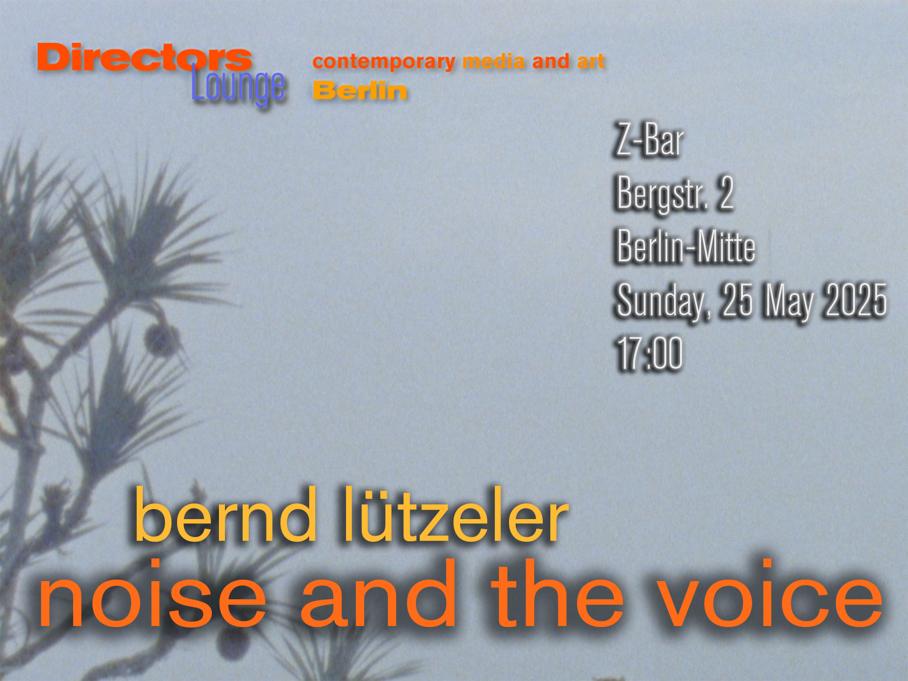 Bernd Lützeler Directors Lounge Screening